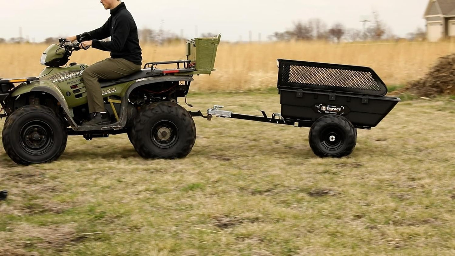Impact Implements 1500 lb Utility Cargo Trailer with Pivot Dump for ATV, UTV, and Lawn Tractor image 12