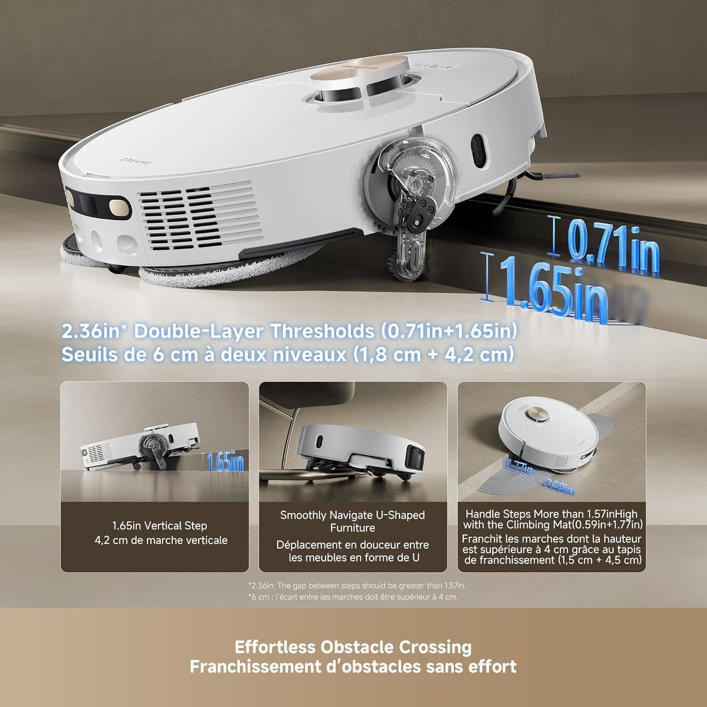 DREAME L50 Ultra Robot Vacuum & Mop, 19,500Pa, Auto-Empty image 1
