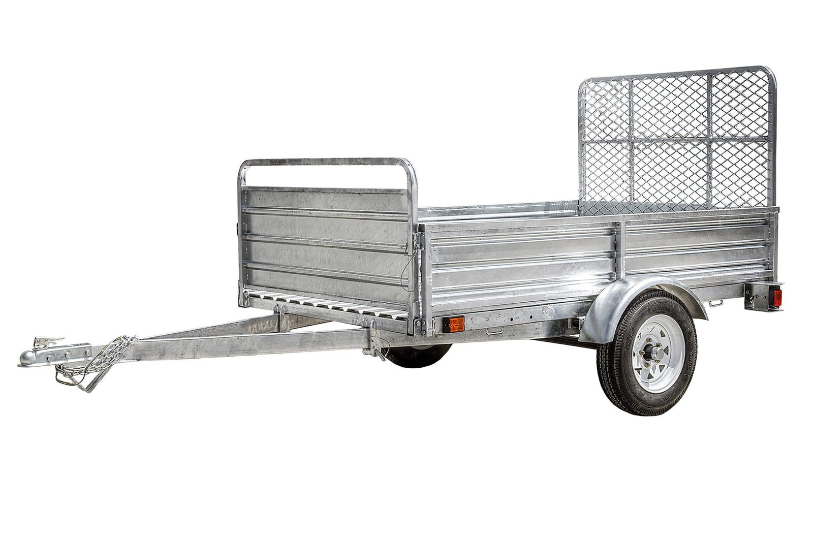 DK2 5-ft x 7-ft Steel Utility Trailer with Ramp Gate ( 1639-lb Capacity ) 2491713 image 0