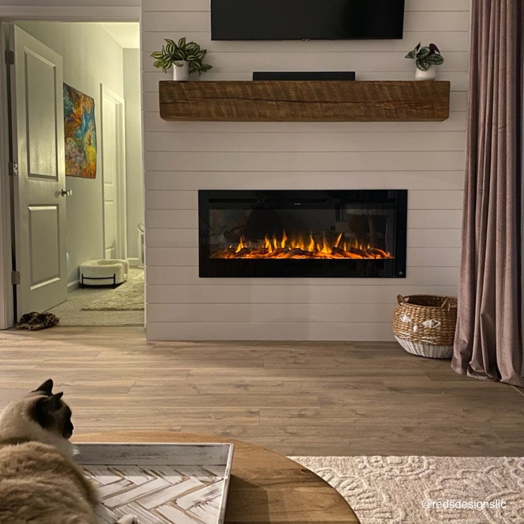 The Sideline 50 Inch Recessed Smart Electric Fireplace 80004 image 9