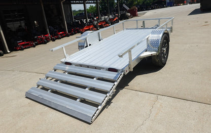 5′ x 10′ Aluminum Utility Trailer with Gate and Mag Wheels – 3500 lb Axle image 9