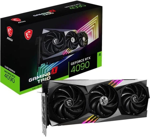 MSI Gaming GeForce RTX 4090 24GB GDRR6X 384-Bit HDMI/DP Nvlink Tri-Frozr 3 Ada Lovelace Architecture OC Graphics Card (RTX 4090 Gaming X Trio 24G) image 0