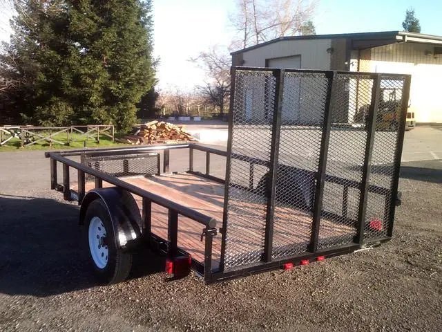 5.5 X 10 Carry-On Utility Pipe Top w/ Mesh Tongue Box Trailer image 1