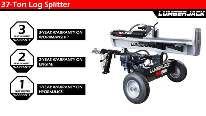 Lumber Jack 37-Ton Gas Log Splitter 208cc OHV Engine (YTL-050-494) image 3