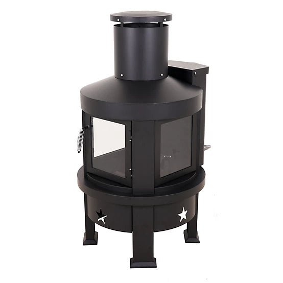 Even Embers Pellet Chiminea, 100 sq. ft., 70,000 BTU image 1
