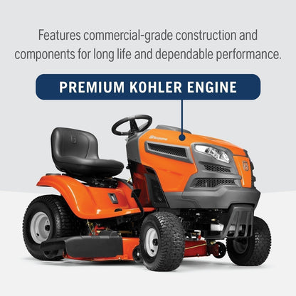 Husqvarna YTH24K54 54″ Lawn Tractor 24hp V-Twin Kohler Engine 960450079 image 1