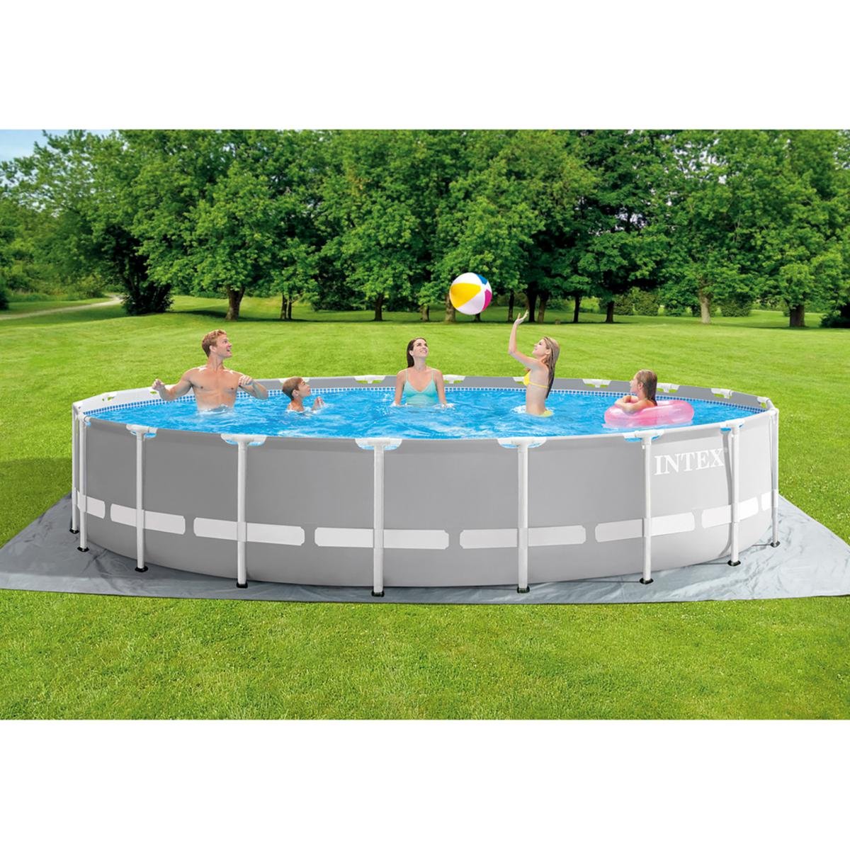 Intex 20′ x 52″ Prism Frame Premium Pool Set image 2