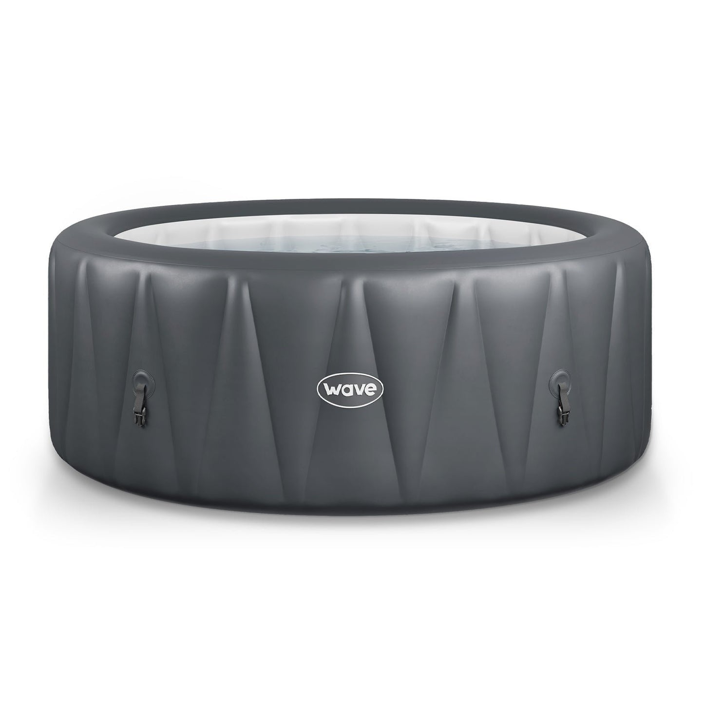 Wave Atlantic 4-Person Round inflatable Hot Tub with integrated Heater and Aquajet Massage System image 0