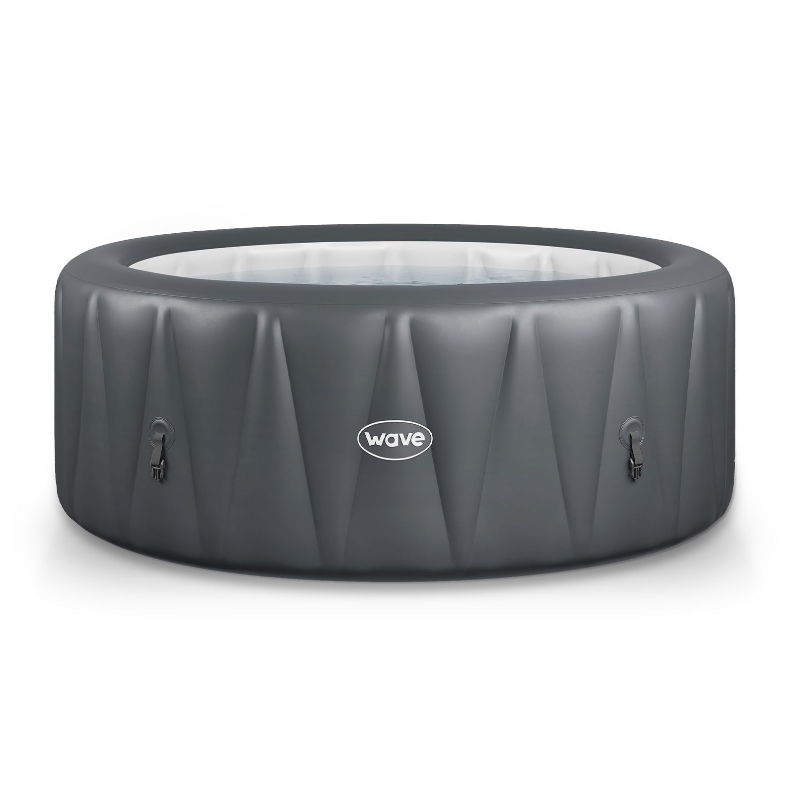 Wave Atlantic 4-Person Round inflatable Hot Tub with integrated Heater and Aquajet Massage System image 0