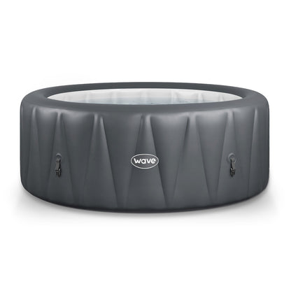 Wave Atlantic 4-Person Round inflatable Hot Tub with integrated Heater and Aquajet Massage System image 0
