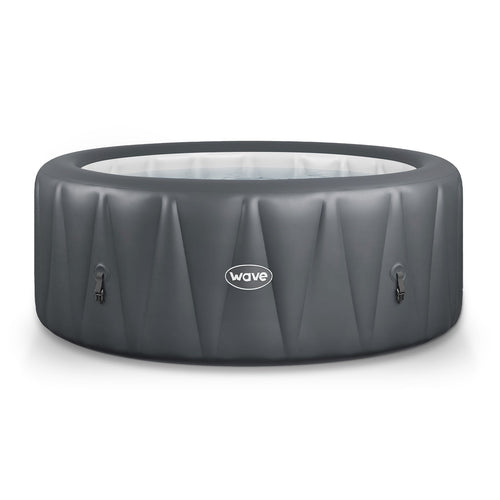 Wave Atlantic 4-Person Round inflatable Hot Tub with integrated Heater and Aquajet Massage System image 0