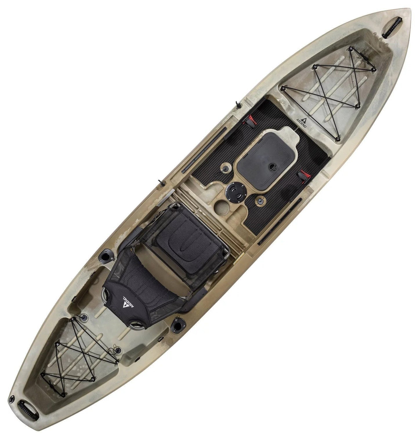 Ascend 12T Sit-On-Top Fishing Kayak – 12 ft Stable Recreational Kayak image 0