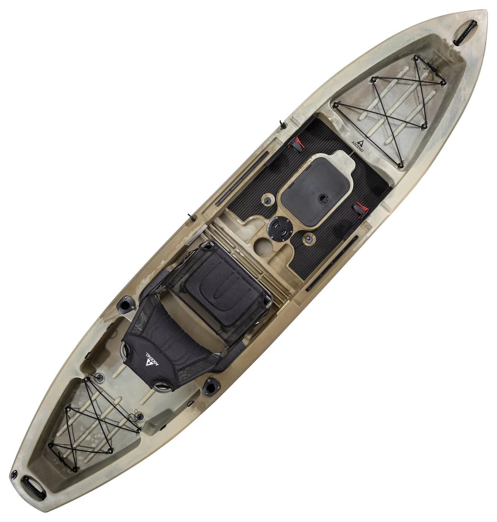 Ascend 12T Sit-On-Top Fishing Kayak – 12 ft Stable Recreational Kayak image 0