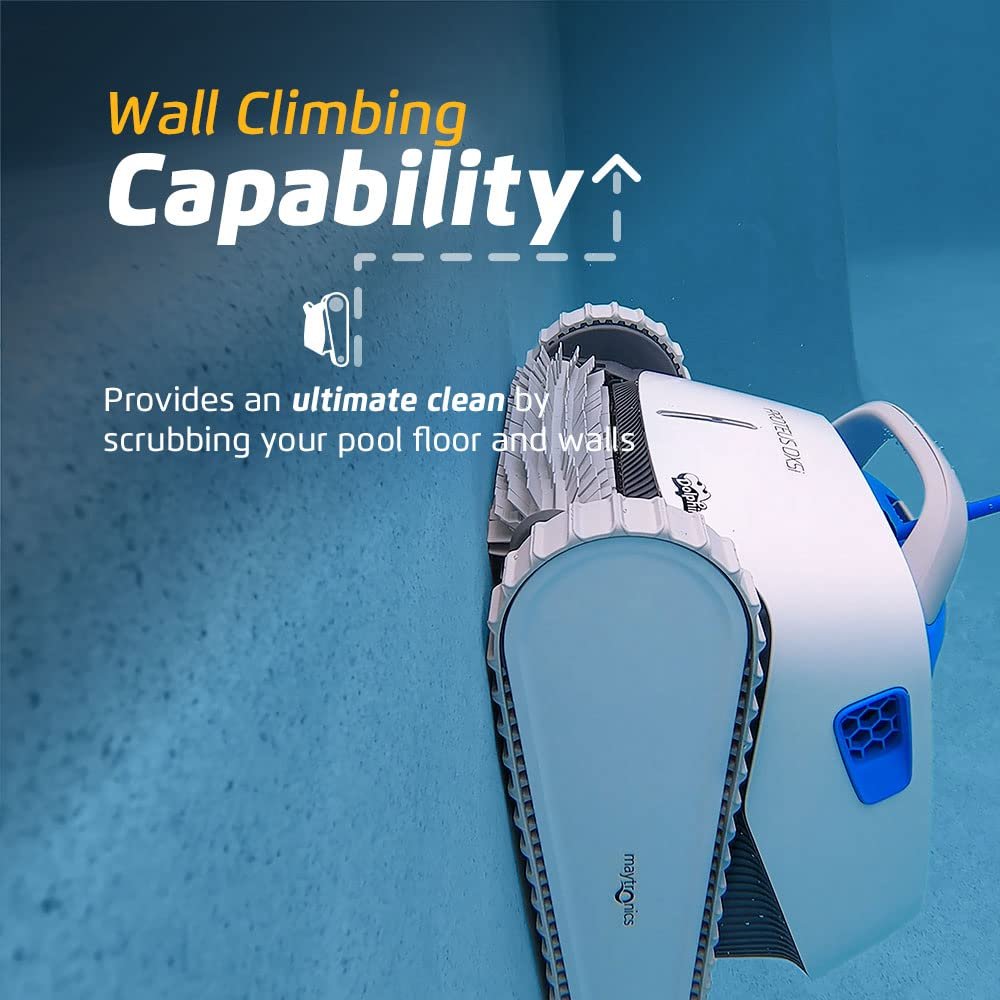 Dolphin Proteus DX5i Wi-Fi Robotic Pool Vacuum Cleaner Pools up to 50 FT – Waterline Scrubber Brush image 7
