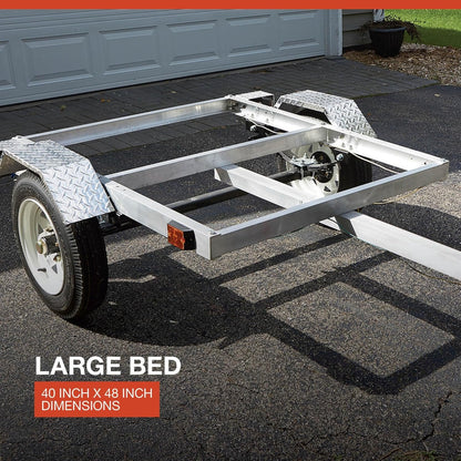 Ultra-Tow 40in. x 48in. Aluminum Utility Trailer Kit – 1060-Lb. Load Capacity image 1