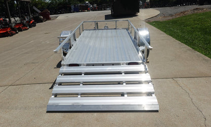 5′ x 10′ Aluminum Utility Trailer with Gate and Mag Wheels – 3500 lb Axle image 8