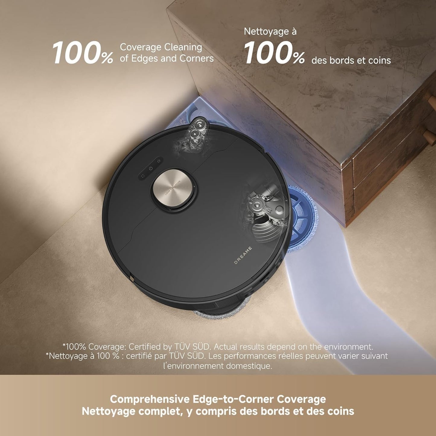 DREAME L50 Ultra Robot Vacuum & Mop, 19,500Pa, Auto-Empty image 14