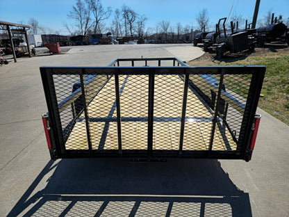 6’4″ x 16 Utility Trailer Double Axle Dovetail With Gate Powder Coated (2) 3500lb Axles image 14