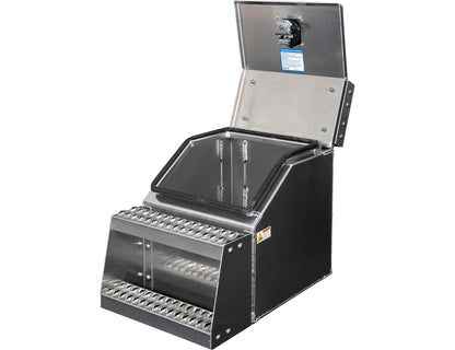 Buyers Products 28-in x 24-in x 18-in Smooth Aluminum Step Box Truck Tool Box 1705281 image 3