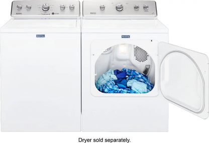 Maytag 3.8 Cu. Ft. High Efficiency Top Load Washer with PowerWash Agitator – White image 6