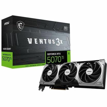 MSI G507T16V3C RTX 5070 Ti 16GB Ventus 3X OC Graphics Card image 0