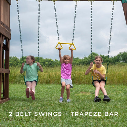 Skyfort III Swing Set image 9