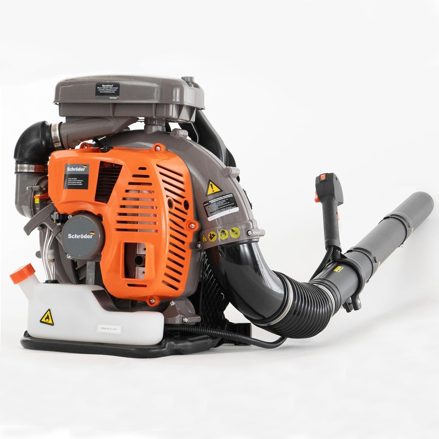 Schröder SR-6400L Backpack Gas Leaf Blower, 3.7 HP Engine image 1