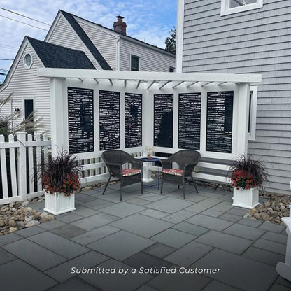 Richmond Modern Steel Cabana Pergola image 5