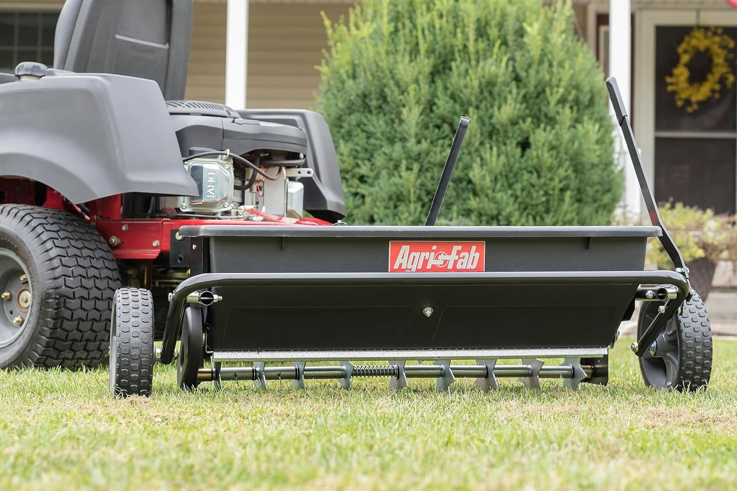 Agri-Fab 45-0543 Tow-Behind 100 lb Lawn & Garden Spiker Seeder Spreader image 27