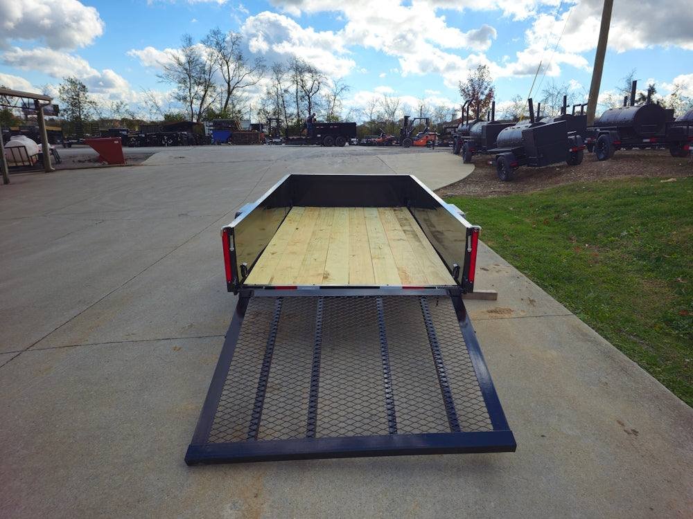 5′ X 10′ Utility Trailer Straight Deck 18″ Sides Tall Gate image 17