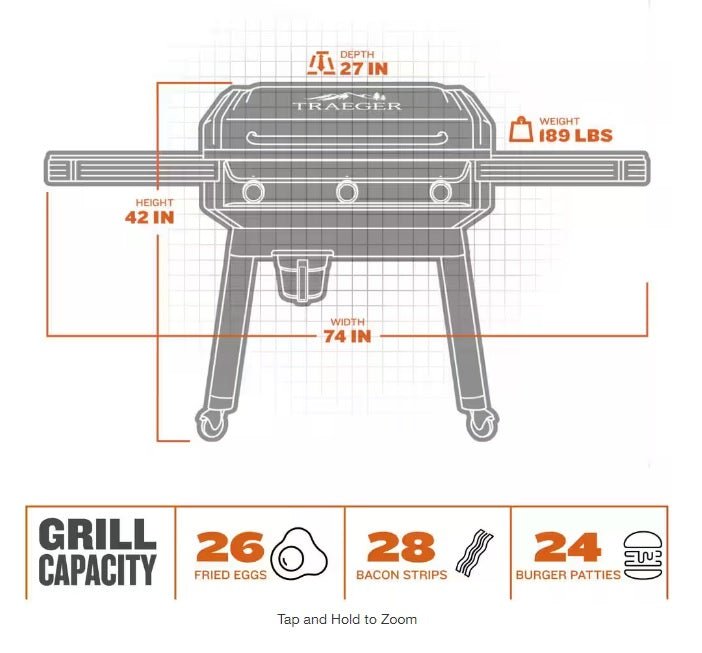 Traeger Flat Top Grill Flatrock™ Griddle image 1