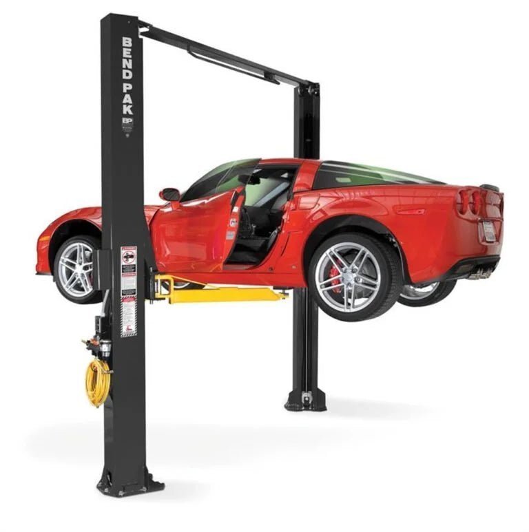 Bendpak 10,000 lb. capacity, 2-post lift, asymmetric image 0