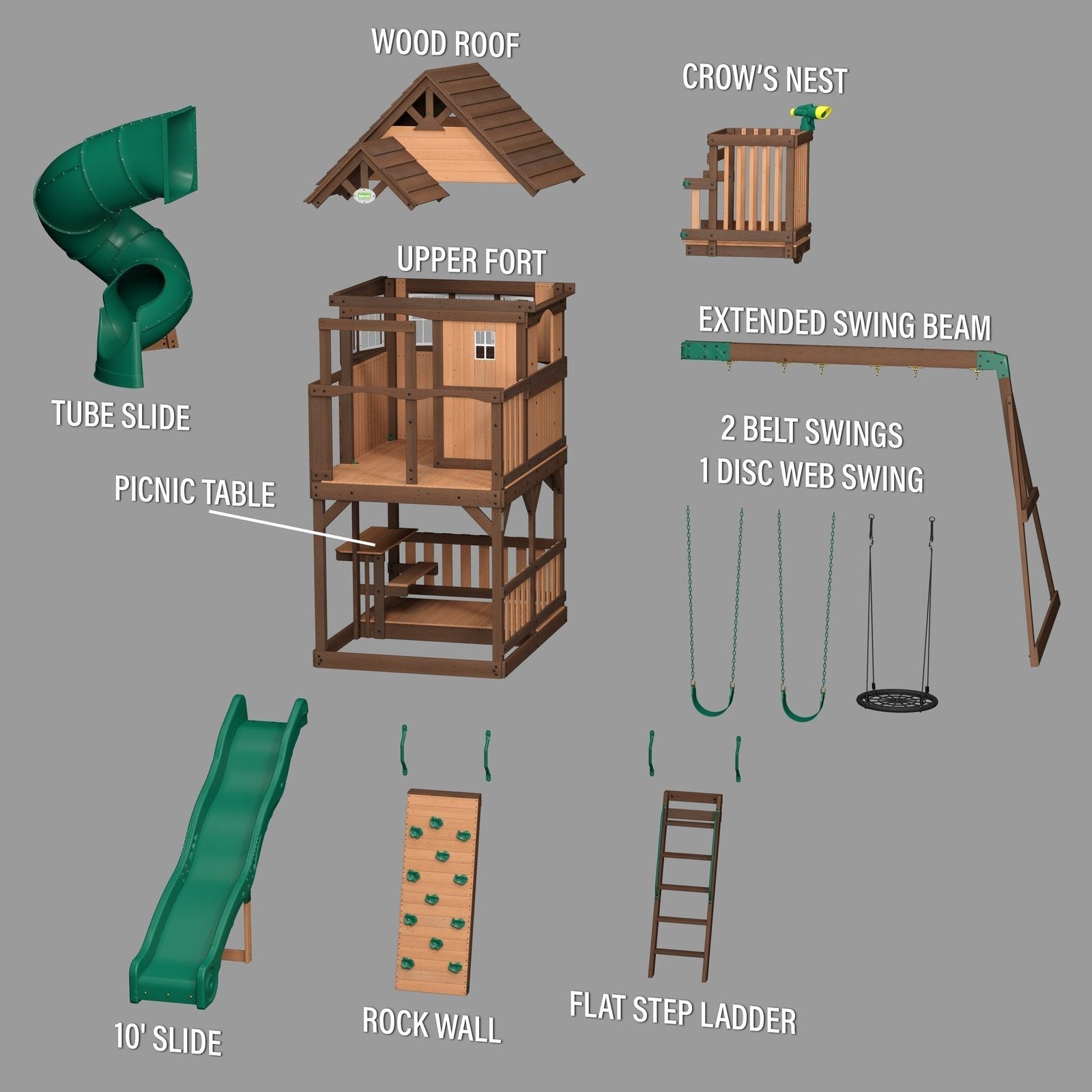 Skyfort II With Spiral Tube Slide image 13