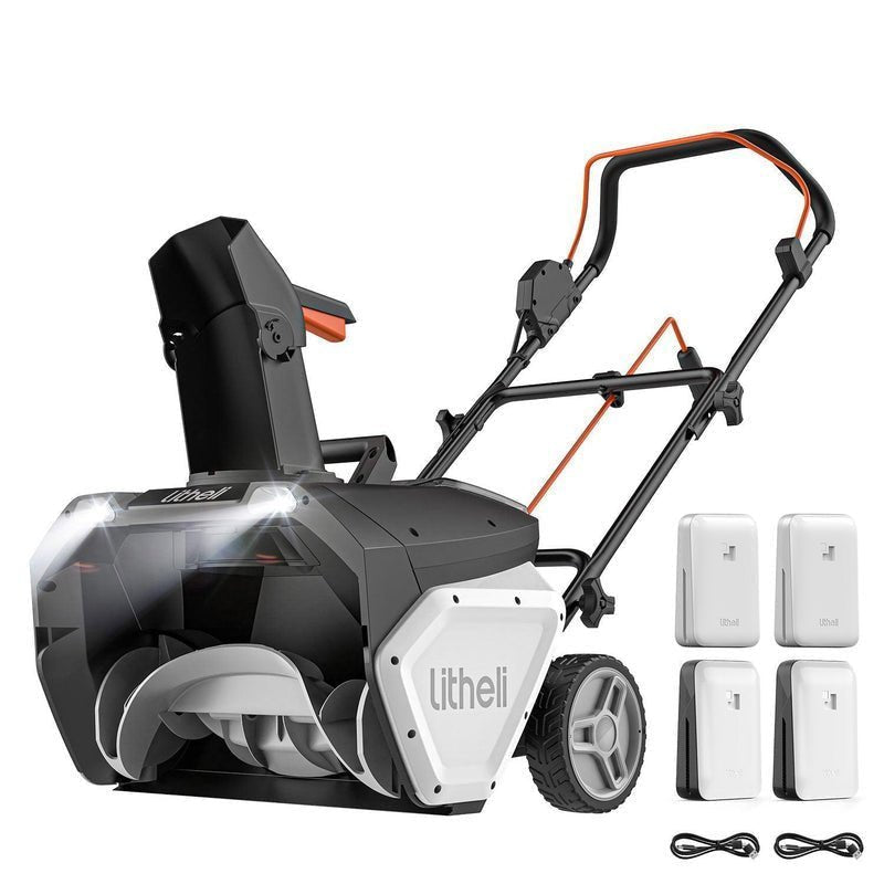 20V U20 4*4.0Ah 20″ Cordless Brushless Electric Snow Blower image 0
