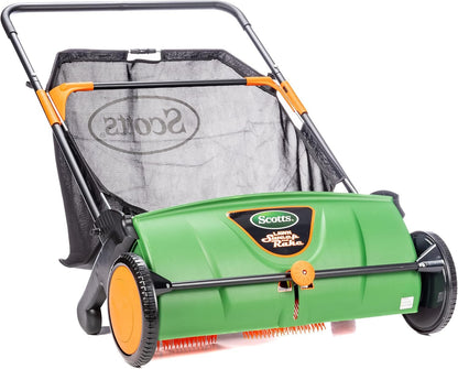 Scotts 26 in. Push Lawn Sweeper LSW70026S, Black/Green image 0