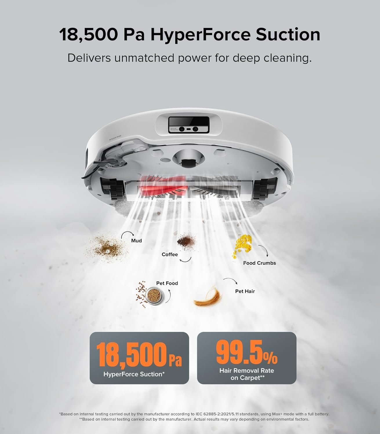 Roborock Qrevo Edge S5A Robot Vacuum & Mop, 18,500Pa, Zero-Tangle image 19
