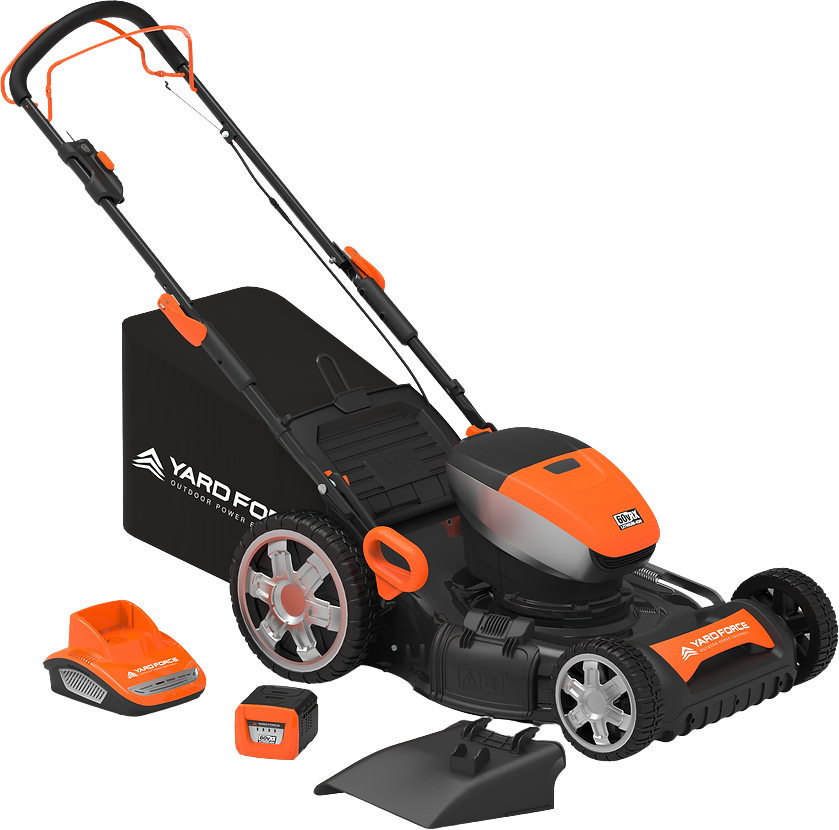 Yard Force YF60VRX Lawn Mower 21″ w/ Lithium-Ion Battery and Fast Charger 60V New image 0