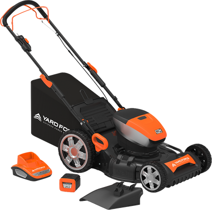 Yard Force YF60VRX Lawn Mower 21″ w/ Lithium-Ion Battery and Fast Charger 60V New image 0