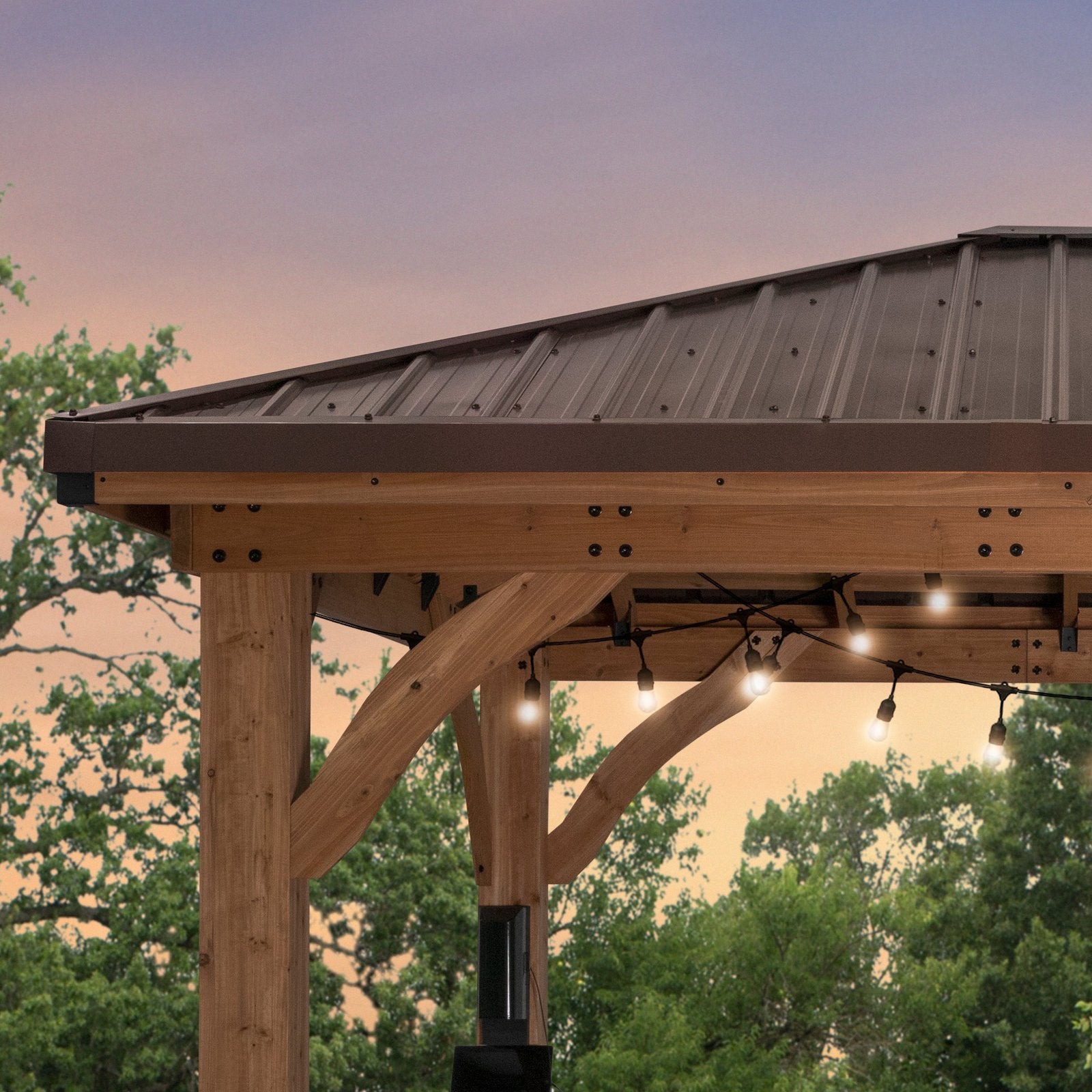 Cordova 14×10 Outdoor Gazebo with Steel Frame and Weather-Resistant Canopy image 6