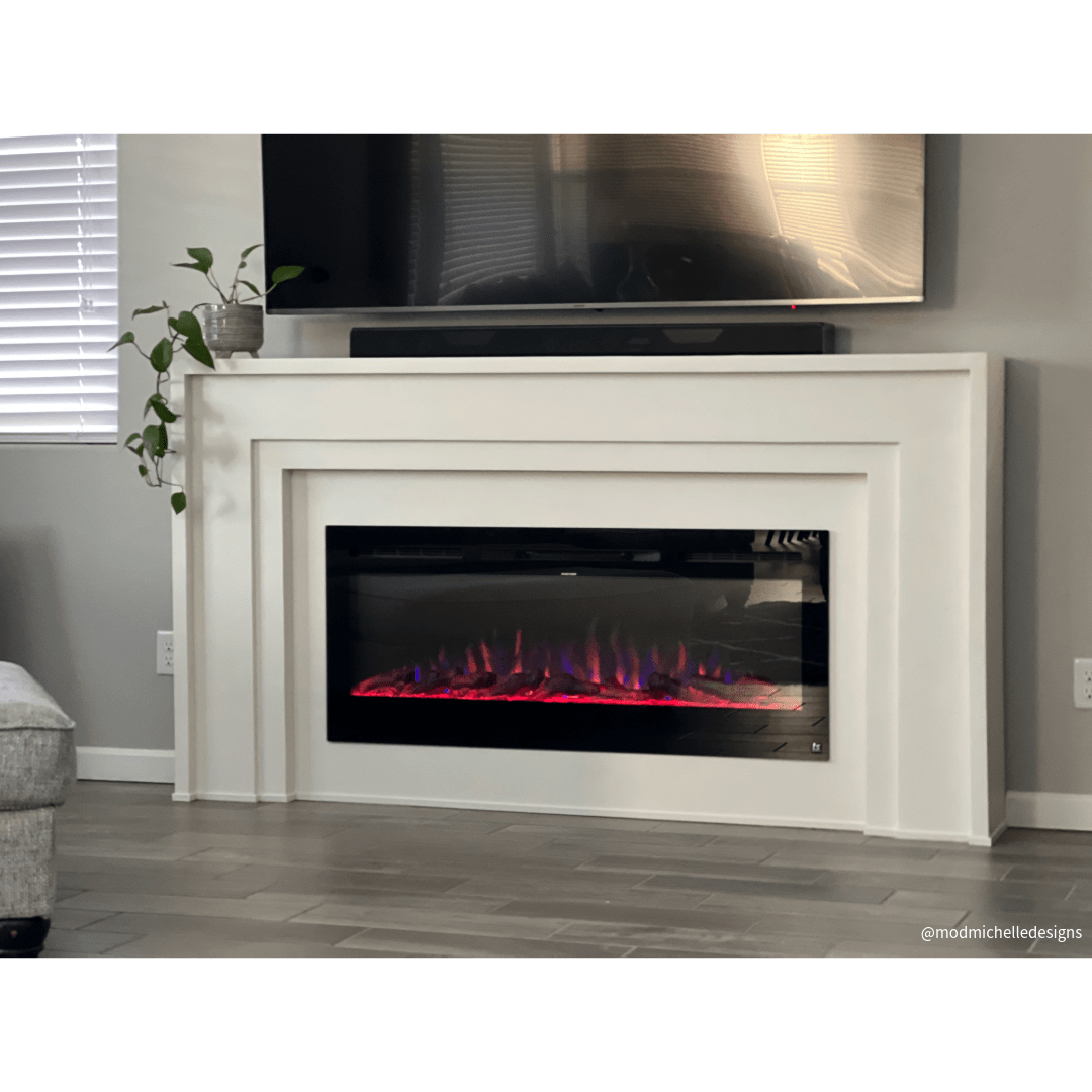 The Sideline 50 Inch Recessed Smart Electric Fireplace 80004 image 10