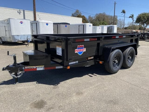 Carry-On 6 X 12 Patriot Dump 12K Trailer image 0