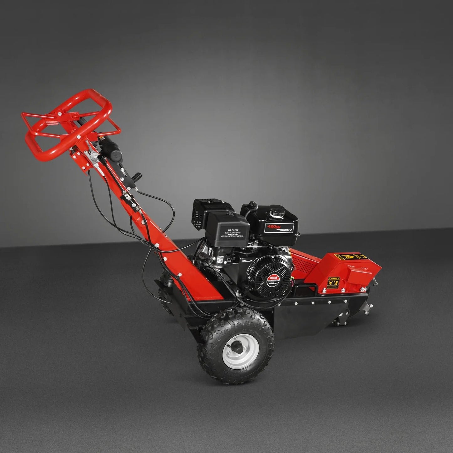 15 inch 15HP 420cc DUCAR E-Start Stump Grinder with Tow Bar, SG380 image 25