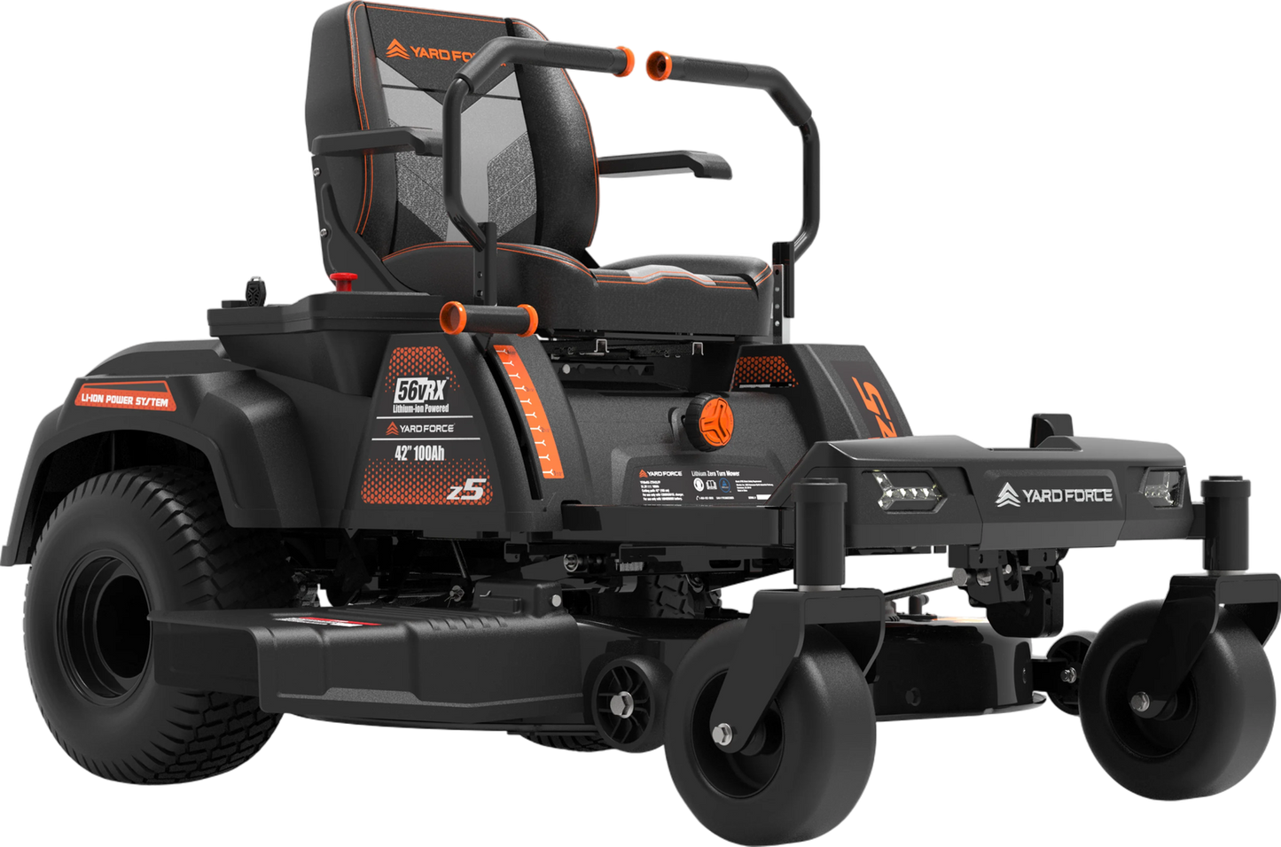 Yard Force Riding Lawn Mower 42″ Zero Turn Battery Powered 56V Z42-562 New image 0