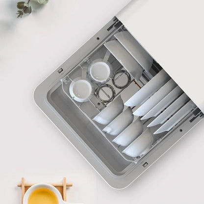 Compact Automatic Table Top Dishwasher – Portable Countertop Kitchen Dishwasher with 4 Place Settings image 3