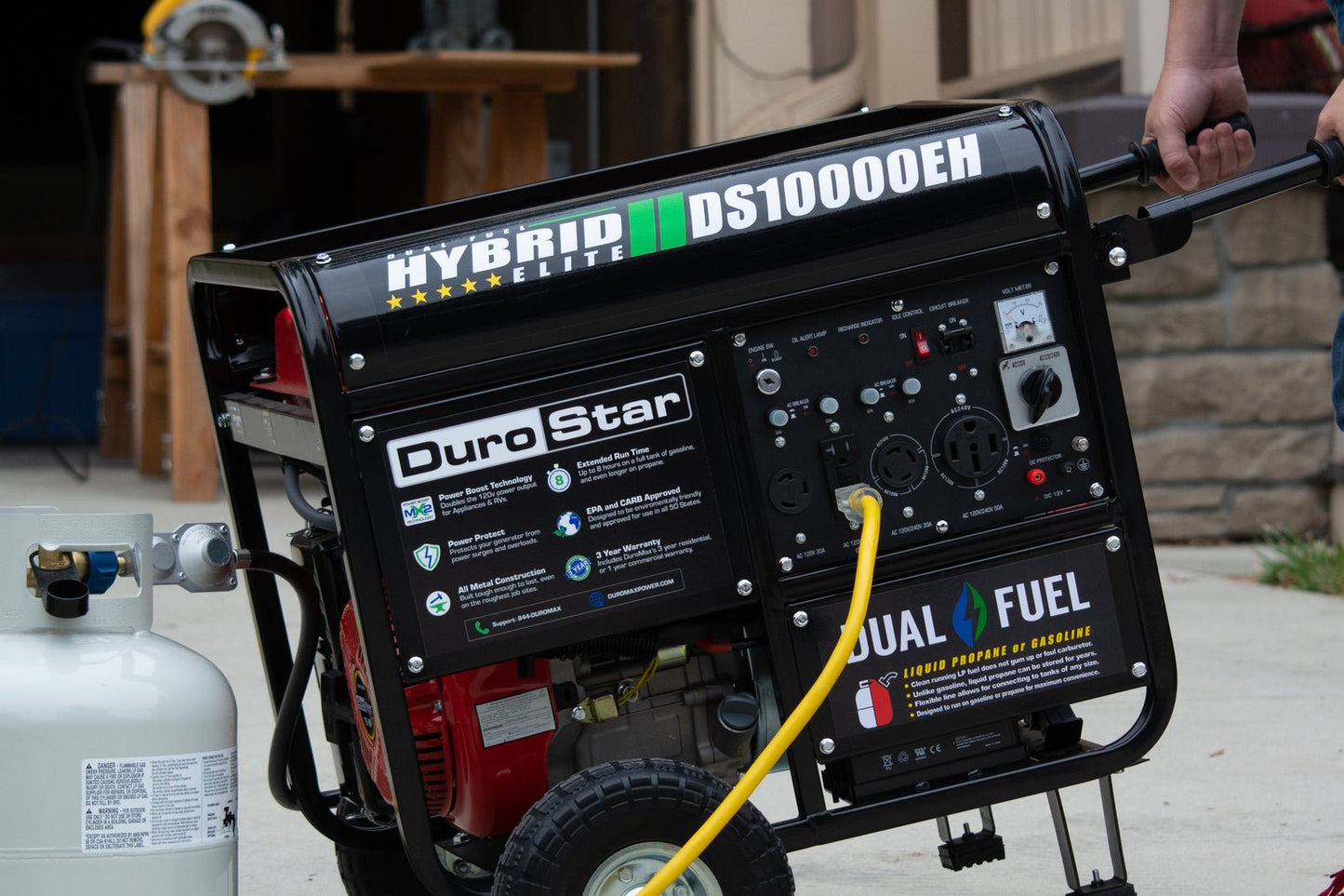 10,000 Watt Dual Fuel Portable Generator image 7