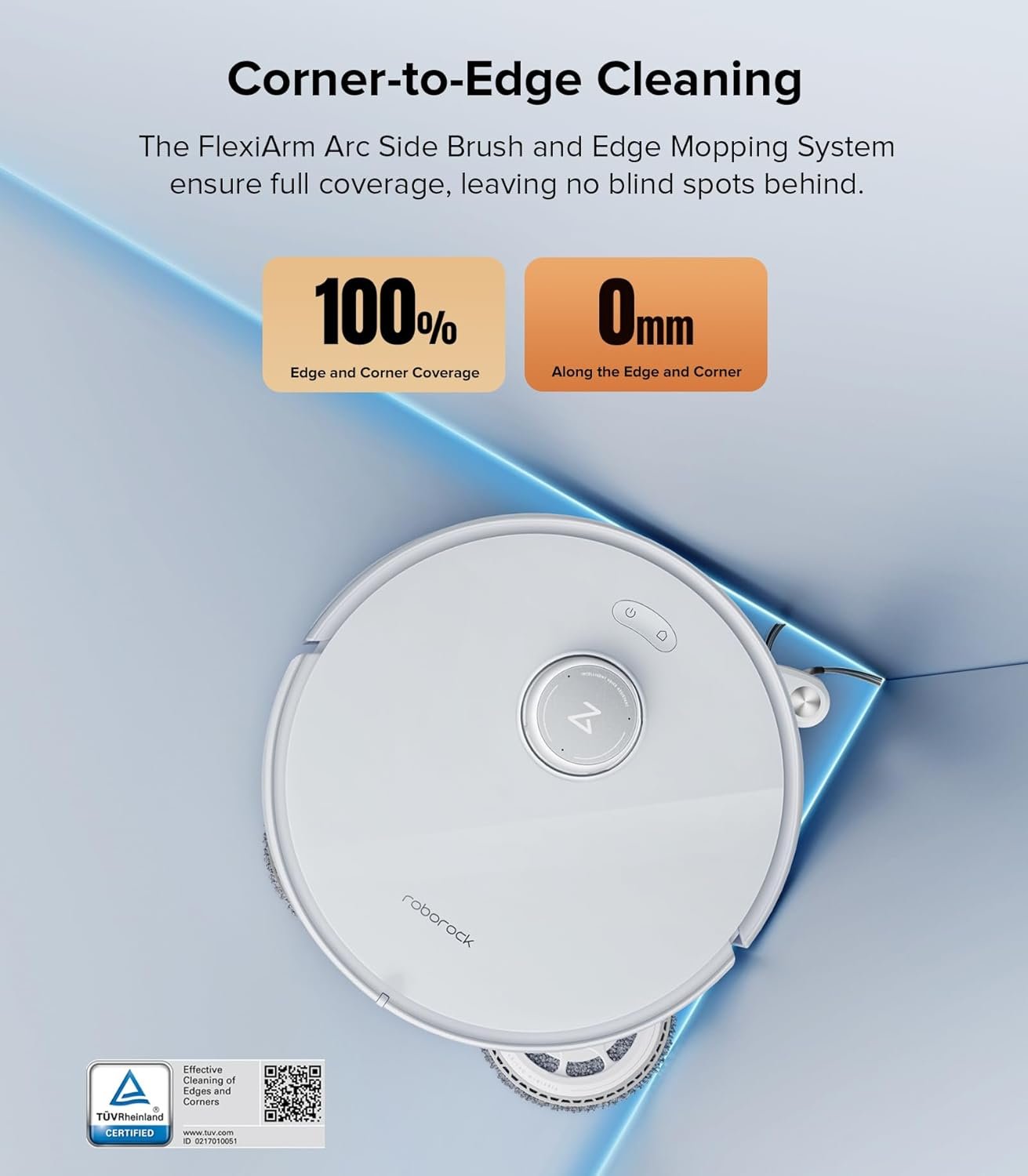Roborock Qrevo Edge S5A Robot Vacuum & Mop, 18,500Pa, Zero-Tangle image 22