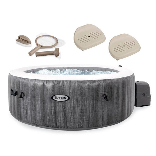 Purespa Plus Inflatable Hot Tub Jet Spa with Maintenance Kit and 2 Seats image 0
