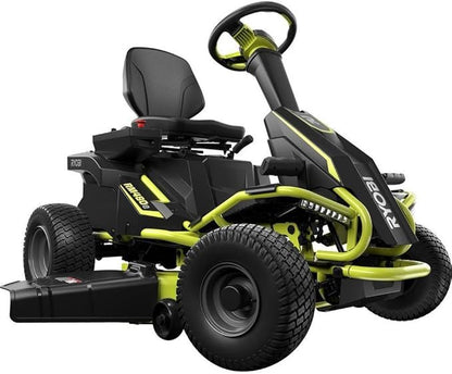 Ryobi 38 inches 100 Ah Battery Electric Rear Engine Riding Lawn Mower Model#: RY48111 image 0