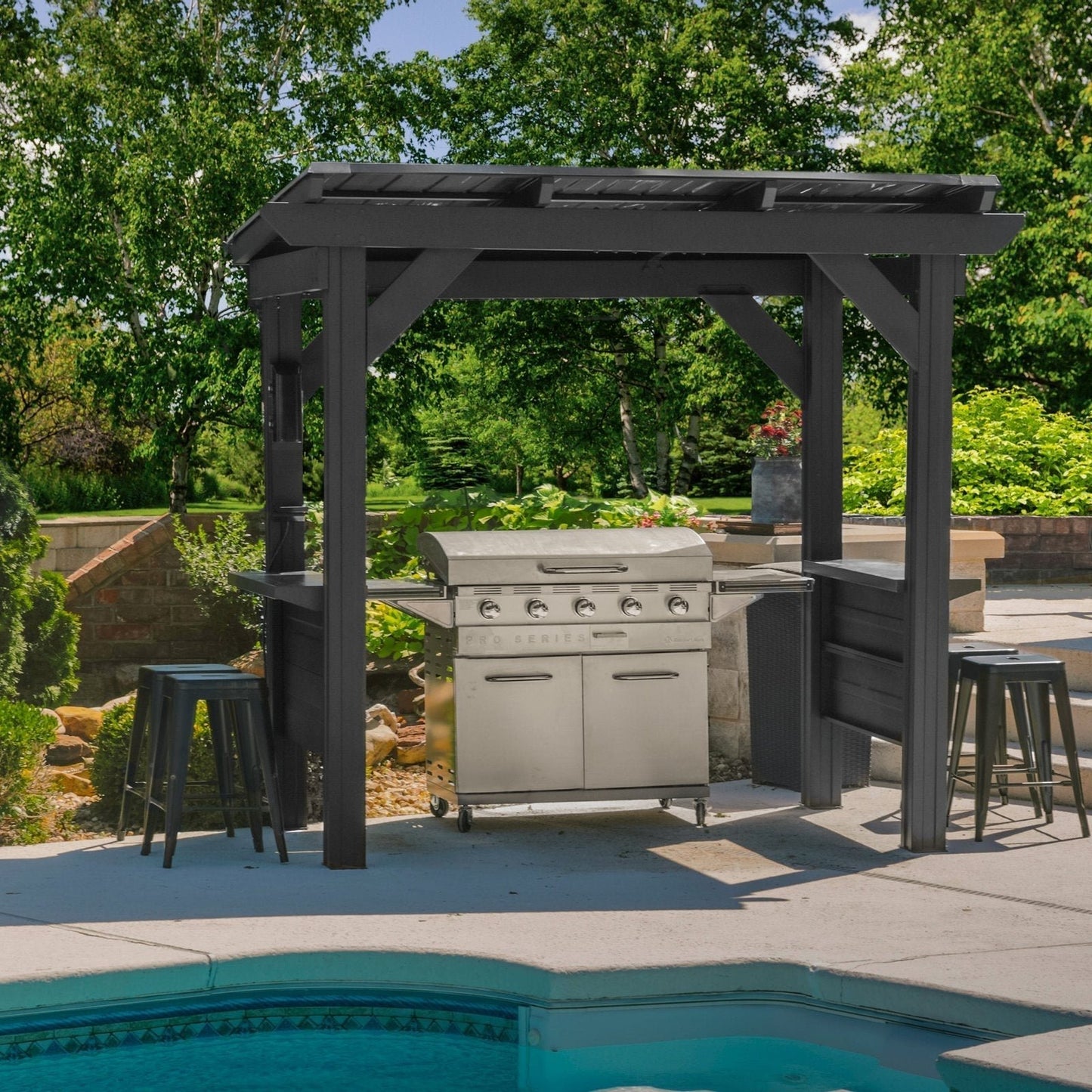 Rockport Steel Grill Gazebo image 0