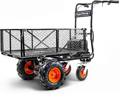 SuperHandy 48V Electric Power Wagon Utility Cart, 660 lb Load, 1000 lb Hauling Capacity image 0